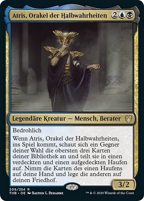 Atris, Orakel der Halbwahrheiten THB-209 Rare Near Mint Deutsch