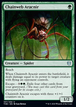 Kettennetz-Arachnir THB-167 Uncommon Excellent Englisch Foil