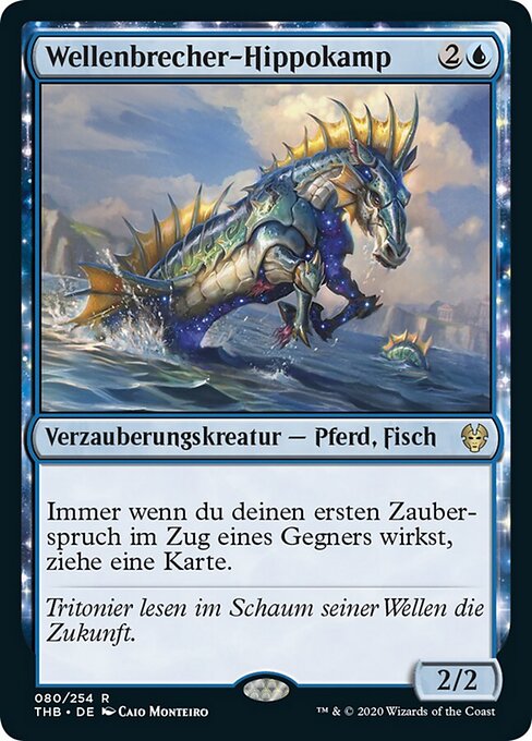 Wellenbrecher-Hippokamp THB-80 Rare Excellent Deutsch