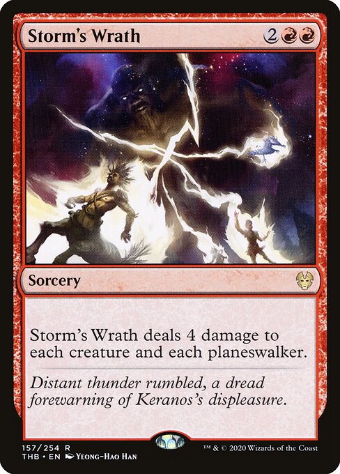 Storm's Wrath THB-157 Rare Near Mint Englisch Foil