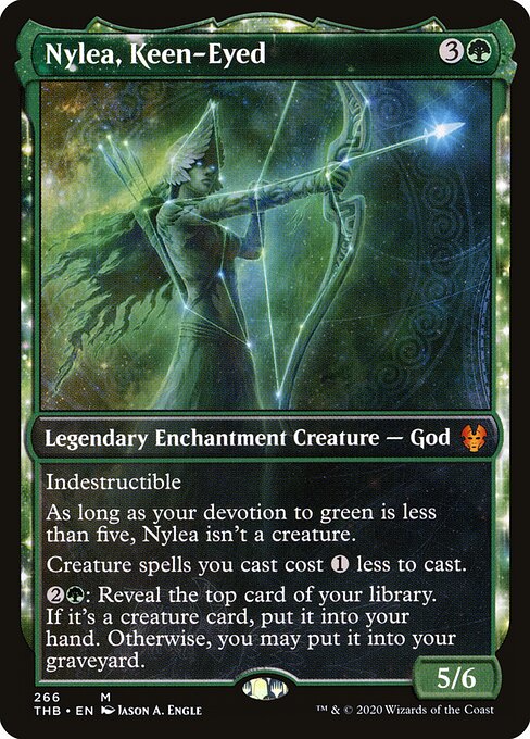 Nylea die Scharfäugige XTHB-266 Mythic Excellent Englisch Foil