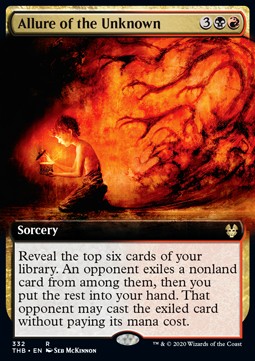Reiz des Unbekannten XTHB-332 Rare Excellent Englisch Foil
