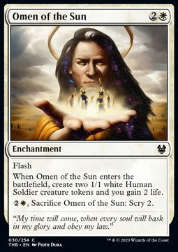 Omen der Sonne THB-30 Common Near Mint Englisch Foil