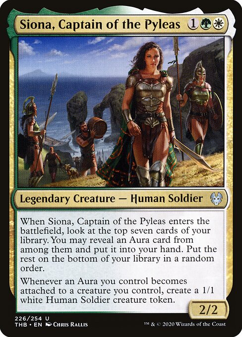 Siona, Captain of the Pyleas THB-226 Uncommon Near Mint Englisch Foil