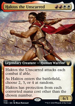 Haktos the Unscarred XTHB-339 Rare Excellent Englisch Foil