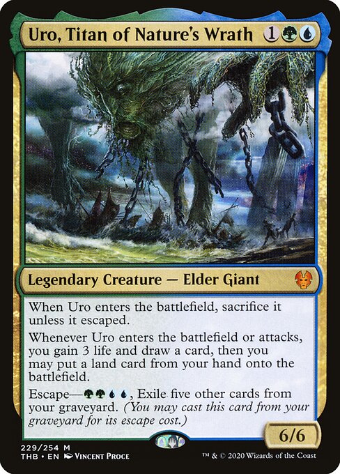 Uro, Titan of Nature's Wrath THB-229 Mythic Excellent Englisch