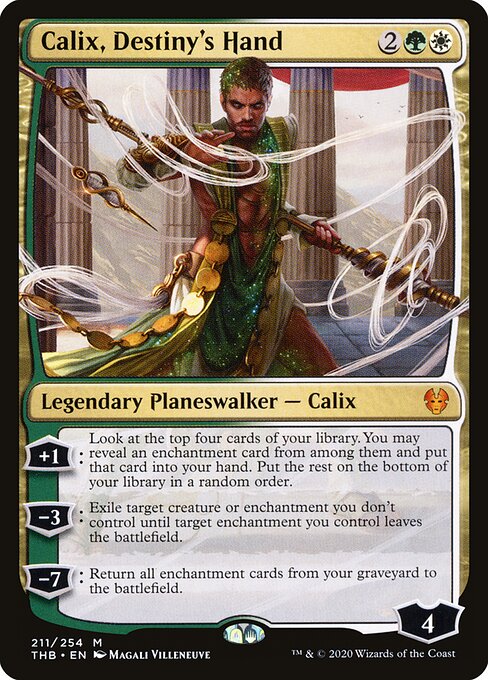 Calix, Hand des Schicksals THB-211 Mythic Excellent Englisch Foil