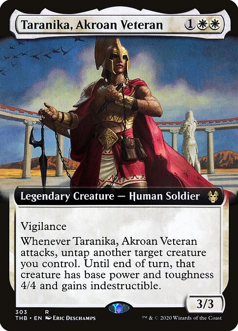 Taranika, Akroan Veteran XTHB-303 Rare Near Mint Englisch