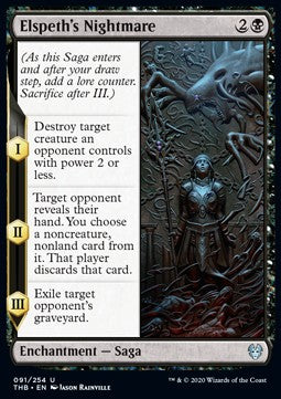 Elspeths Albtraum THB-91 Uncommon Near Mint Englisch Foil
