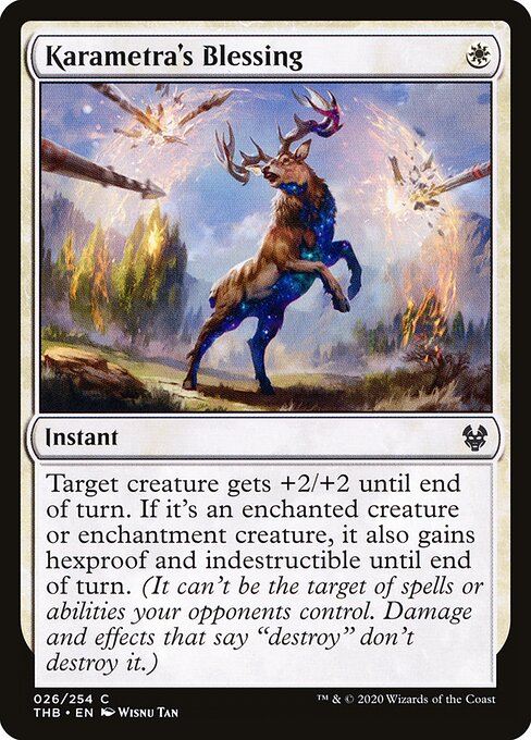 Karametra's Blessing THB-26 Common Near Mint Englisch