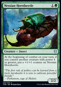 Nessischer Atlaskäfer THB-182 Uncommon Excellent Englisch Foil