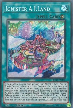 Ignister A.I.-Land IGAS-050 Secret Rare Excellent Deutsch 1. Auflage