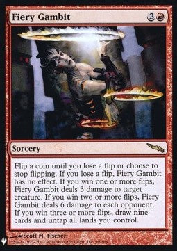 Fiery Gambit MYS-90 Rare Near Mint Englisch Foil