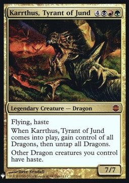 Karrthus, Tyrant of Jund MYS-117 Mythic Near Mint Englisch Foil