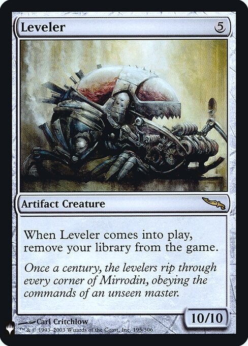 Leveler MYS-195 Rare Excellent Englisch Foil