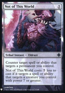 Nicht von dieser Welt MYS-8 Uncommon Near Mint Englisch Foil