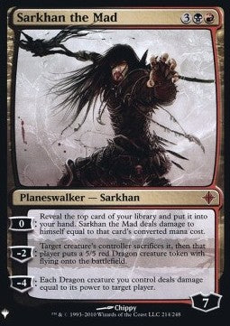 Sarkhan the Mad MYS-214 Mythic Excellent Englisch Foil