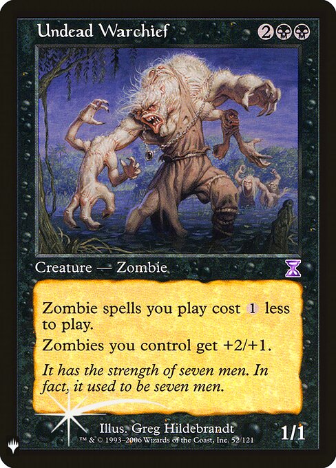 Undead Warchief MYS-52 Rare Near Mint Englisch Foil