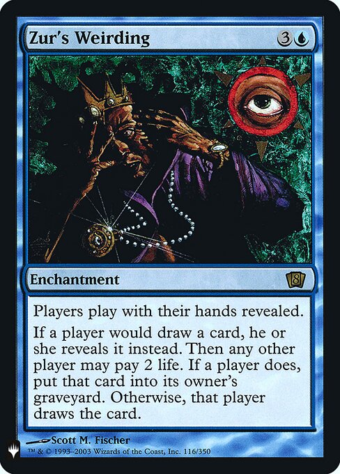 Zur's Weirding MYS-116 Rare Excellent Englisch Foil