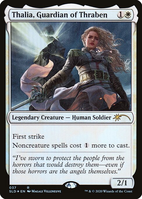 Thalia, Guardian of Thraben SLD-37 Rare Near Mint Englisch Foil