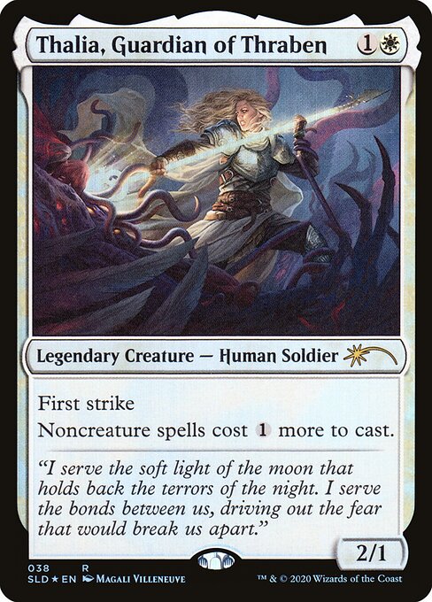 Thalia, Guardian of Thraben SLD-38 Rare Excellent Englisch Foil