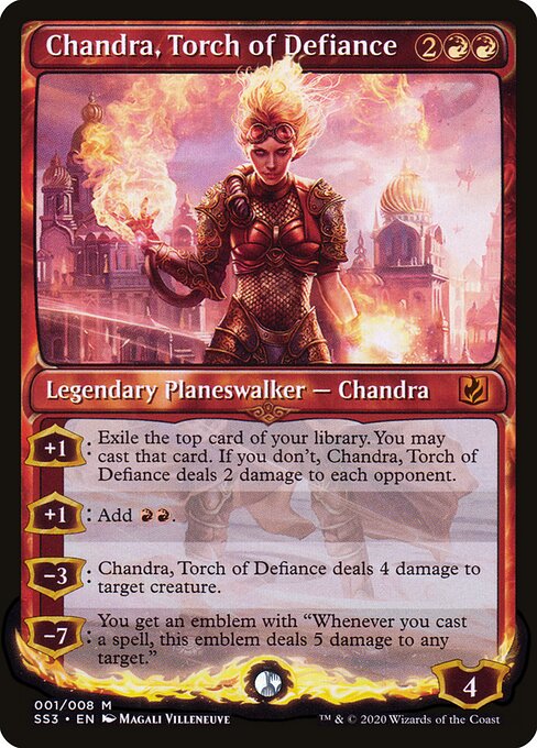 Chandra, Fackel des Widerstands SS3-1 Mythic Excellent Englisch Foil