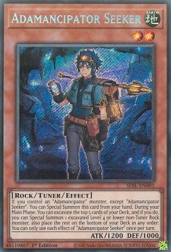 Steinbefreier Sucher SESL-001 Secret Rare Light Played Deutsch 1. Auflage