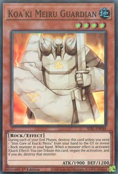 Koa'ki Meiru Guardian SESL-EN048 Super Rare Excellent Englisch 1. Auflage