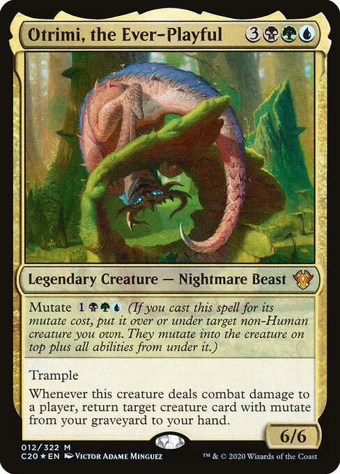 Otrimi, the Ever-Playful C20-12 Mythic Excellent Englisch Foil