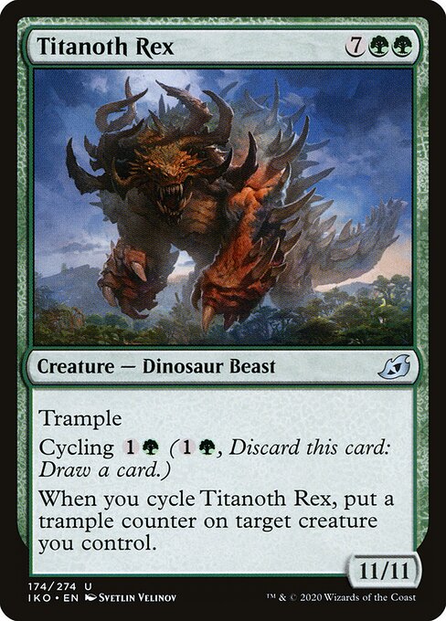 Titanosaurus Rex IKO-174 Uncommon Near Mint Englisch