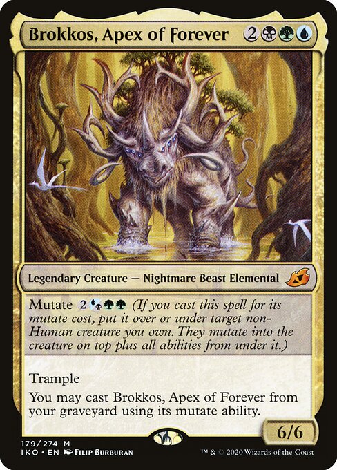 Brokkos, Apex of Forever IKO-179 Mythic Excellent Englisch