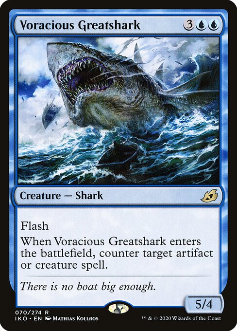 Voracious Greatshark IKO-70 Rare Excellent Englisch