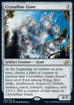 Crystalline Giant IKO-234 Rare Excellent Englisch Foil