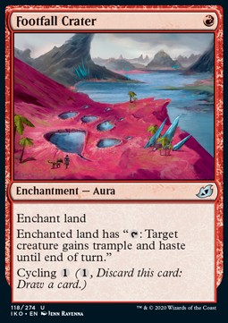 Tatzenspur-Krater IKO-118 Uncommon Excellent Englisch Foil