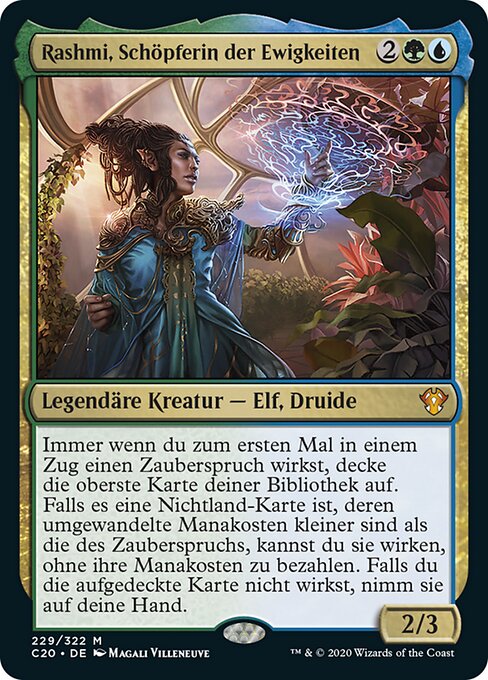 Rashmi, Schöpferin der Ewigkeiten C20-229 Mythic Near Mint Deutsch