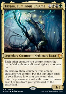 Tayam, Luminous Enigma C20-16 Mythic Near Mint Englisch Foil