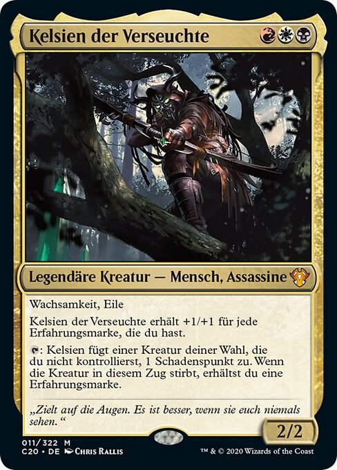 Kelsien der Verseuchte C20-11 Mythic Excellent Deutsch Foil