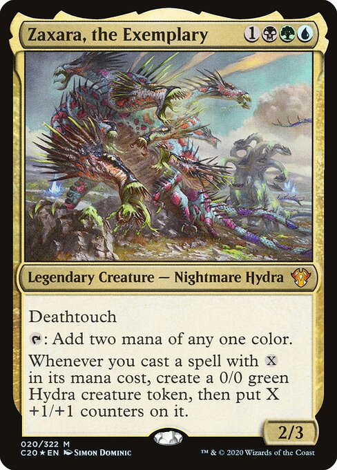 Zaxara, the Exemplary C20-20 Mythic Near Mint Englisch Foil