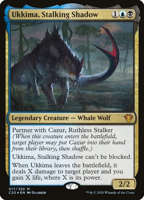 Ukkima, der schleichende Schatten C20-17 Mythic Near Mint Englisch Foil