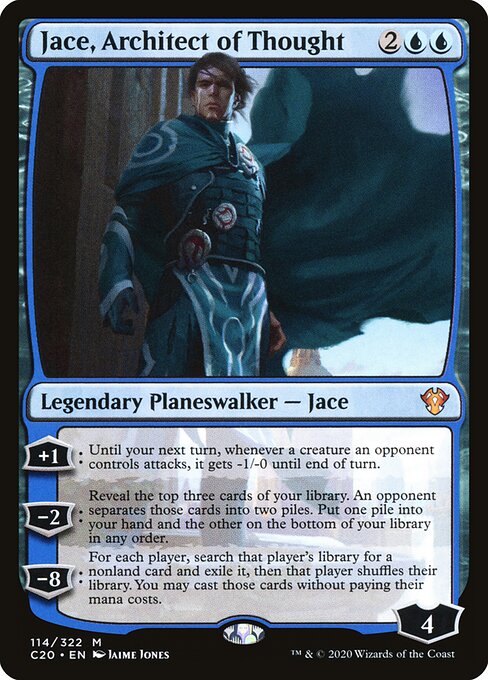 Jace der Gedankenarchitekt C20-114 Mythic Excellent Englisch