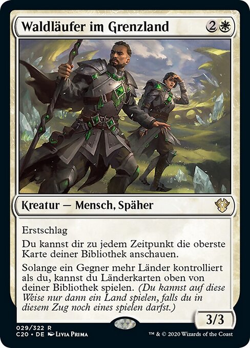 Waldläufer im Grenzland C20-29 Rare Near Mint Deutsch