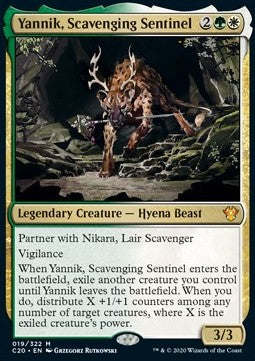 Yannik, Scavenging Sentinel C20-19 Mythic Near Mint Englisch Foil