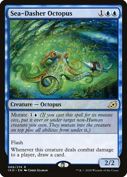 Sea-Dasher Octopus IKO-66 Rare Excellent Englisch