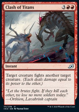 Duell der Titanen IKO-111 Uncommon Near Mint Deutsch Foil