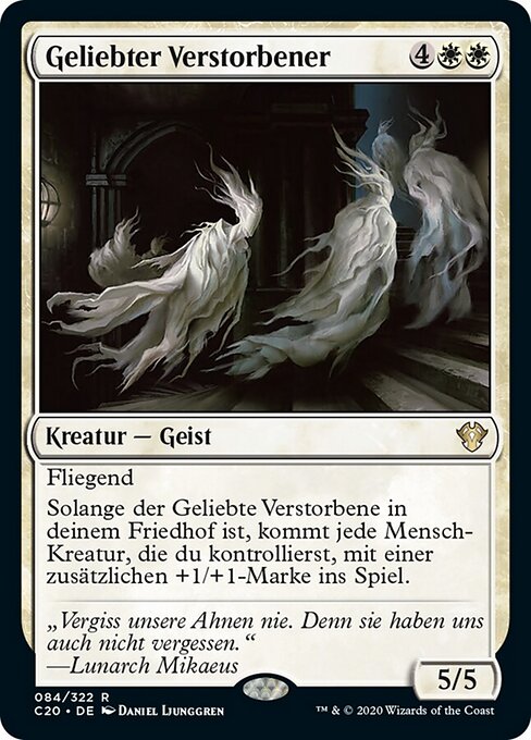 Geliebter Verstorbener C20-84 Rare Near Mint Deutsch