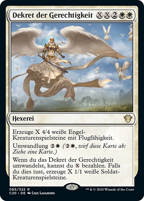 Dekret der Gerechtigkeit C20-85 Rare Light Played Deutsch