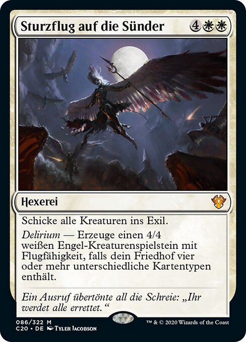 Sturzflug auf die Sünder C20-86 Mythic Excellent Deutsch