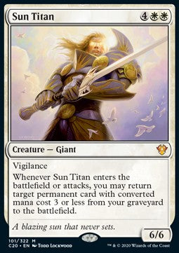 Sonnen-Titan C20-101 Mythic Excellent Deutsch