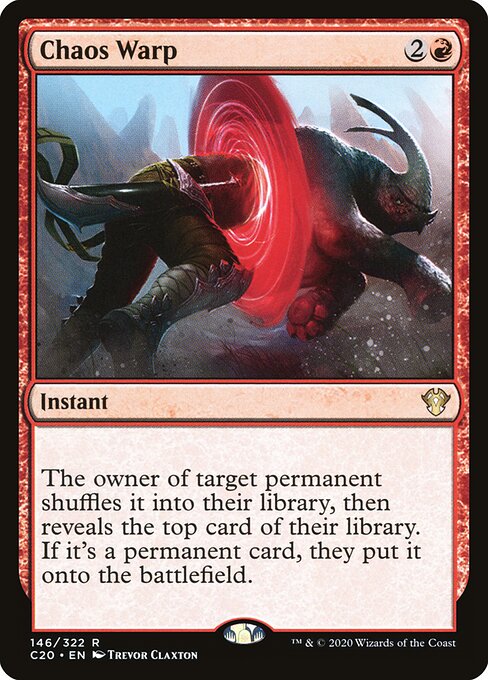 Chaos Warp C20-146 Rare Near Mint Englisch
