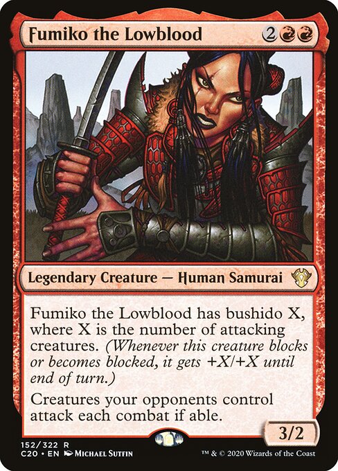 Fumiko the Lowblood C20-152 Rare Near Mint Englisch